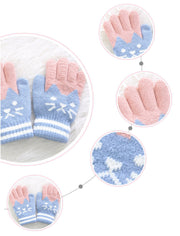 Gants pour enfant avec motif chat