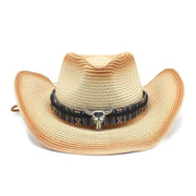 Denim Ethnic Style Straw Hat Men And Women Outdoor