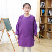 Kindergarten Backwearing Coverall Children's Long-sleeved Apron