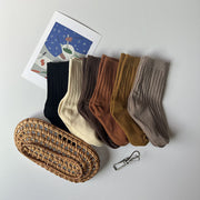 Boys And Girls Socks Korean Retro Tube