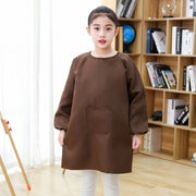 Kindergarten Backwearing Coverall Children's Long-sleeved Apron