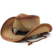 Denim Ethnic Style Straw Hat Men And Women Outdoor