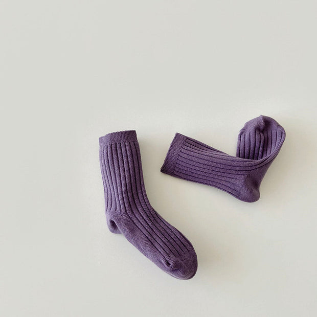 Boys And Girls Socks Korean Retro Tube
