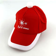 Amazon Sources LED Optical Fiber Luminous Peaked Cap Luminous Flashing Hat Outdoor Sunshade Fashion Baseball Cap Wholesale