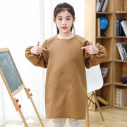 Kindergarten Backwearing Coverall Children's Long-sleeved Apron