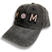 Baseball Mother Letter Embroidered Baseball Cap Men And Women Sports Denim