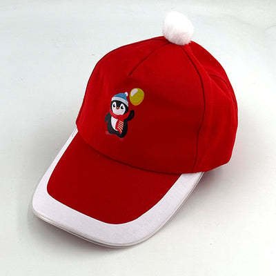 Amazon Sources LED Optical Fiber Luminous Peaked Cap Luminous Flashing Hat Outdoor Sunshade Fashion Baseball Cap Wholesale