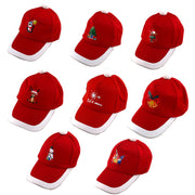 Amazon Sources LED Optical Fiber Luminous Peaked Cap Luminous Flashing Hat Outdoor Sunshade Fashion Baseball Cap Wholesale