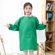 Kindergarten Backwearing Coverall Children's Long-sleeved Apron