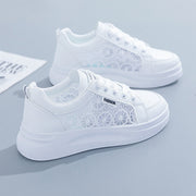 White Shoes For Women Spring And Summer Women's Breathable Versatile Casual Platform Sports