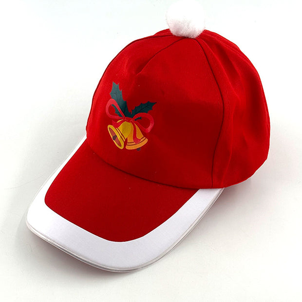 Amazon Sources LED Optical Fiber Luminous Peaked Cap Luminous Flashing Hat Outdoor Sunshade Fashion Baseball Cap Wholesale